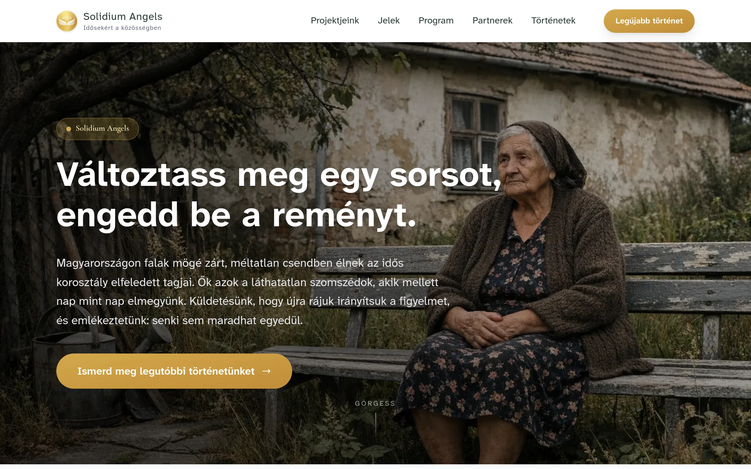 Solidium Angels - Hungarian NGO connecting seniors with volunteers